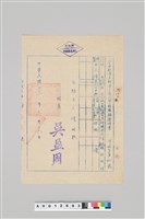 藏品(王火煌先生系列：民國51年王火煌臺中縣潭子鄉潭子國民學校服務證明書(校醫辭職))的圖片